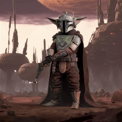 Grogu In Mandalorian Armor : r/StarWars